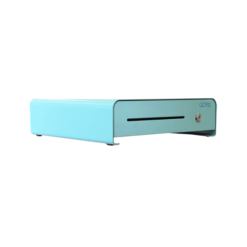 ลิ้นชักเก็บเงิน EASYPRINT รุ่น CD-335 สีเขียว 4 ช่องธนบัตรขนาดใหญ่ 4 ช่องเหรียญ RJ11 12/24V_1